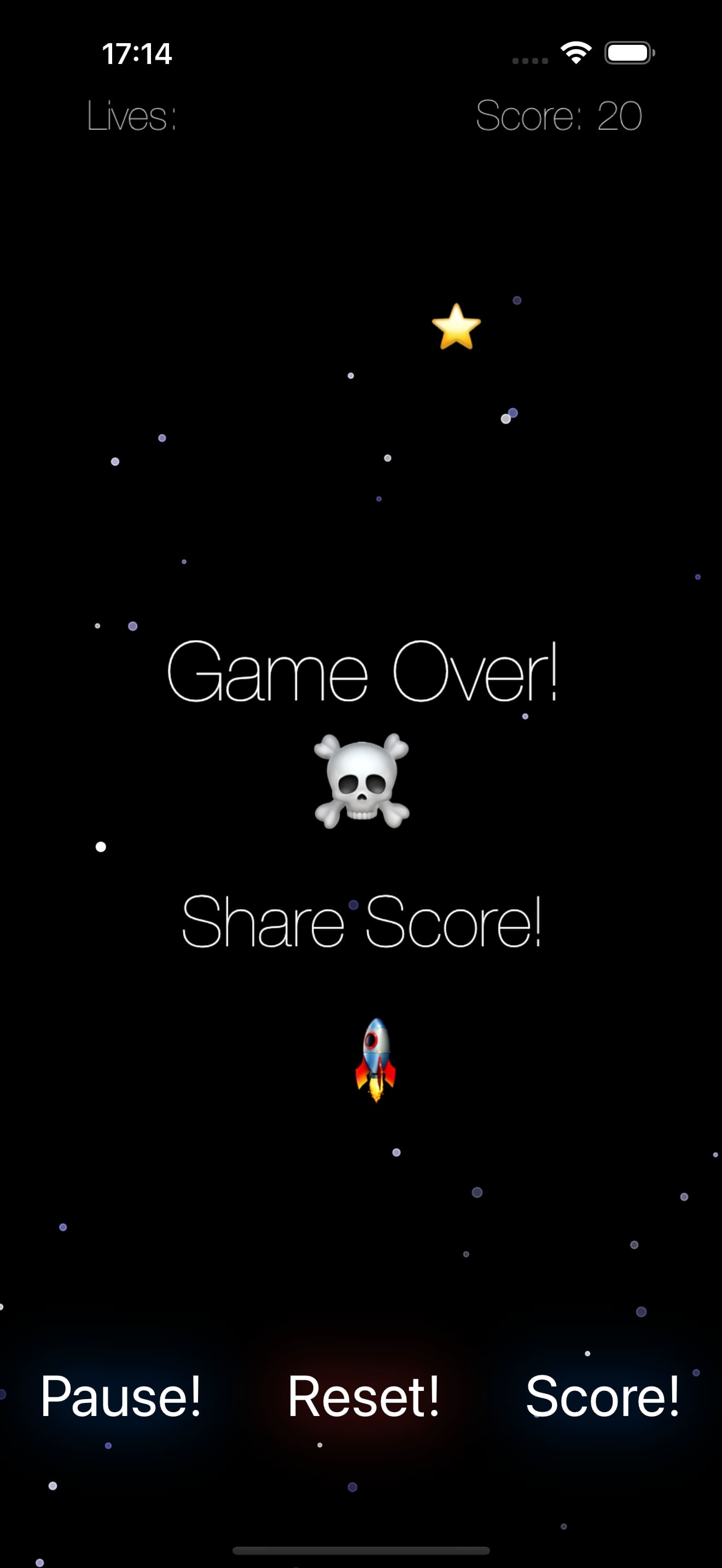 UFO Hunter PRO Menu